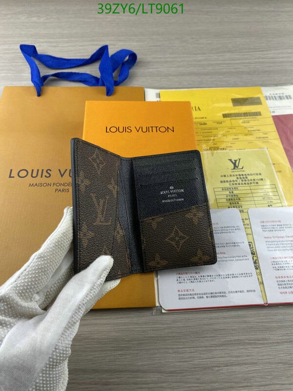 LV Bags-(4A)-Wallet-,Code: LT9061,$ 51USD