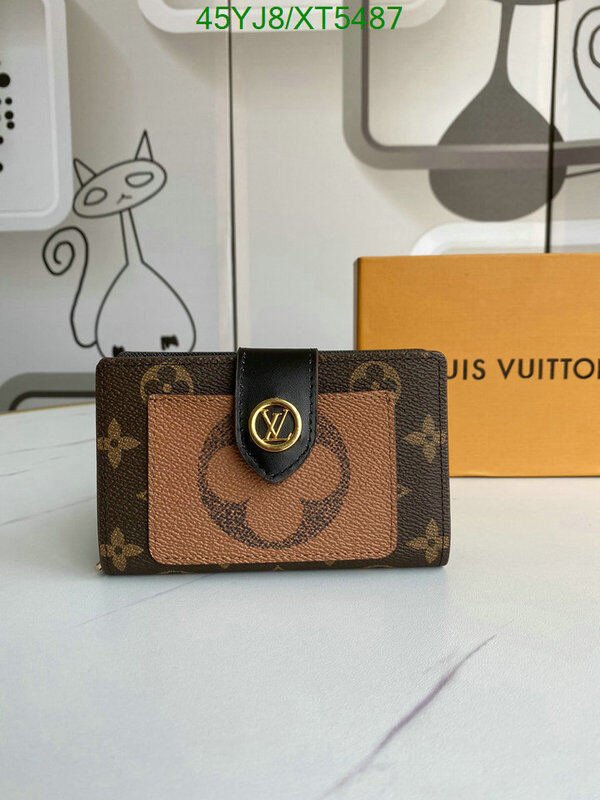 LV Bags-(4A)-Wallet-,Code: XT5487,$ 59USD