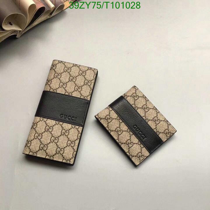 Gucci Bag-(4A)-Wallet-,Code: T101028,$ 51USD
