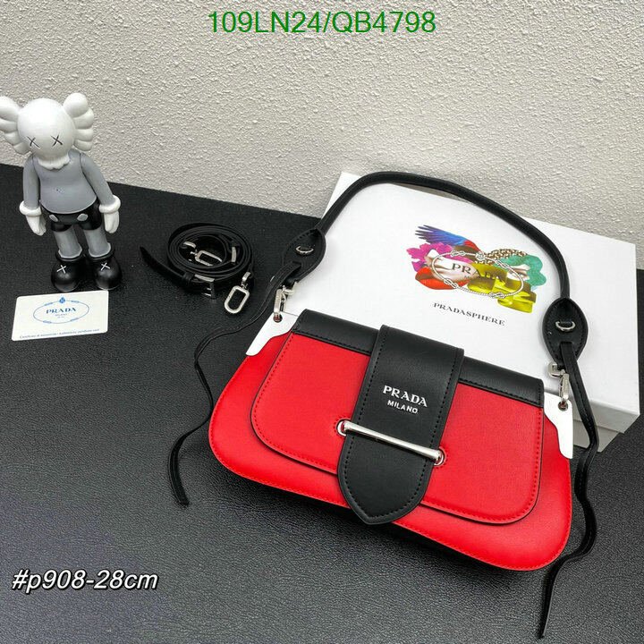 Prada Bag-(4A)-Handbag- Code: QB4798 $ 142USD