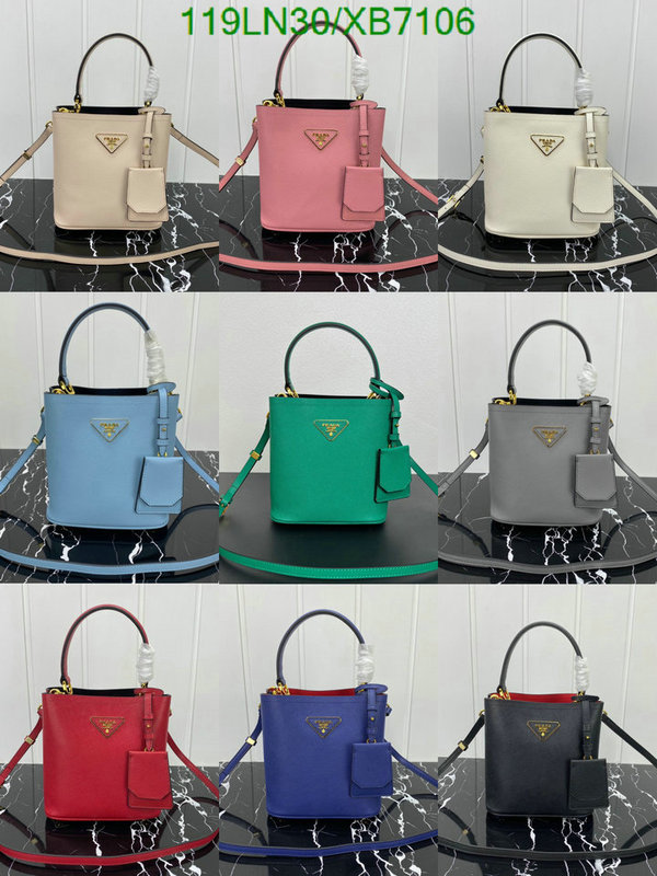 Prada Bag-(4A)-Bucket Bag- Code: XB7106 $ 155USD