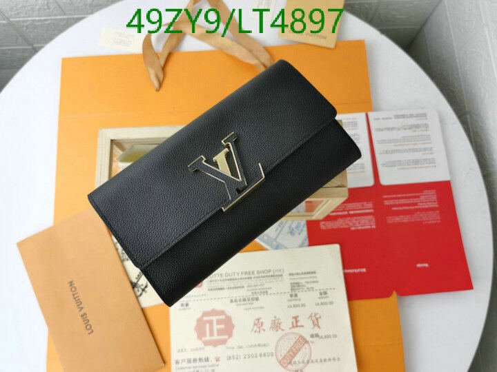 LV Bags-(4A)-Wallet-,Code: LT4897,$ 64USD