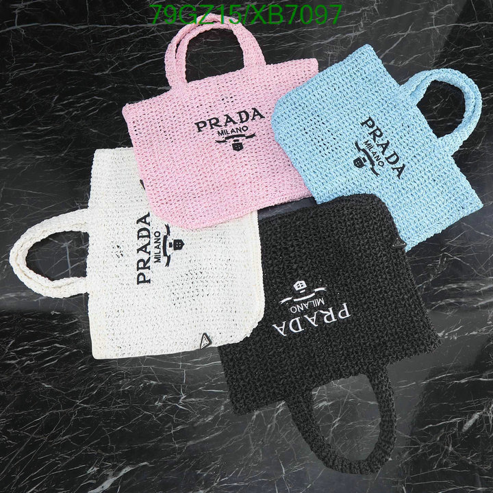 Prada Bag-(4A)-Handbag-,Code: XB7097,$ 103USD