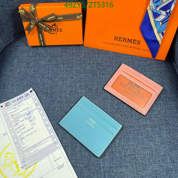 Hermes Bag-(4A)-Wallet-,Code: ZT5316,$ 64USD