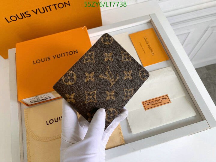 LV Bags-(4A)-Wallet-,Code: LT7738,$ 72USD