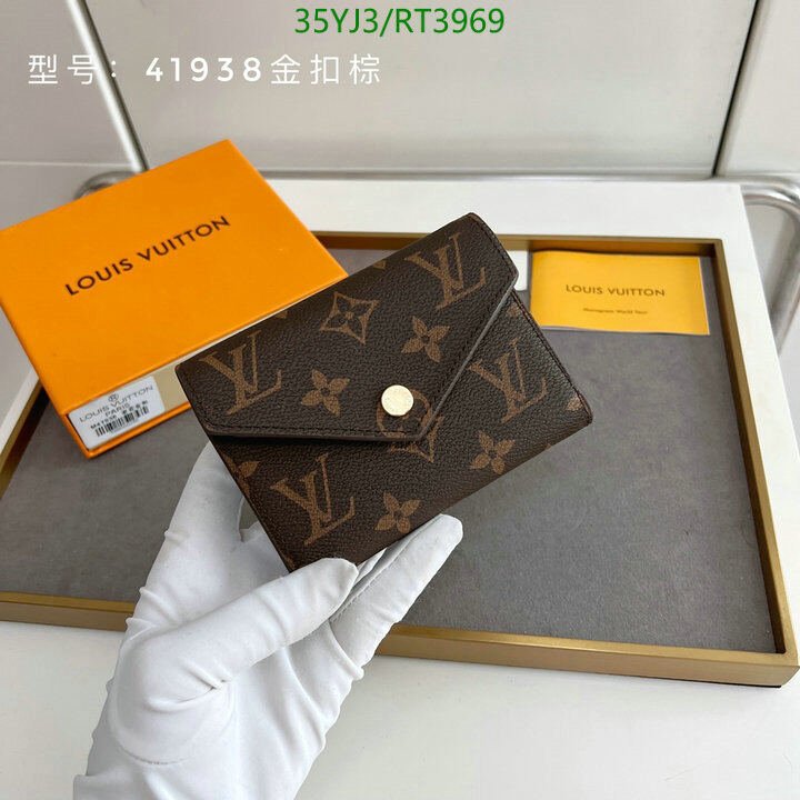 LV Bag-(4A)-Wallet- Cod8: RT3969 $ 46USD