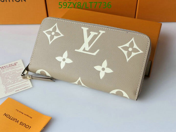 LV Bags-(4A)-Wallet-,Code: LT7736,$ 77USD