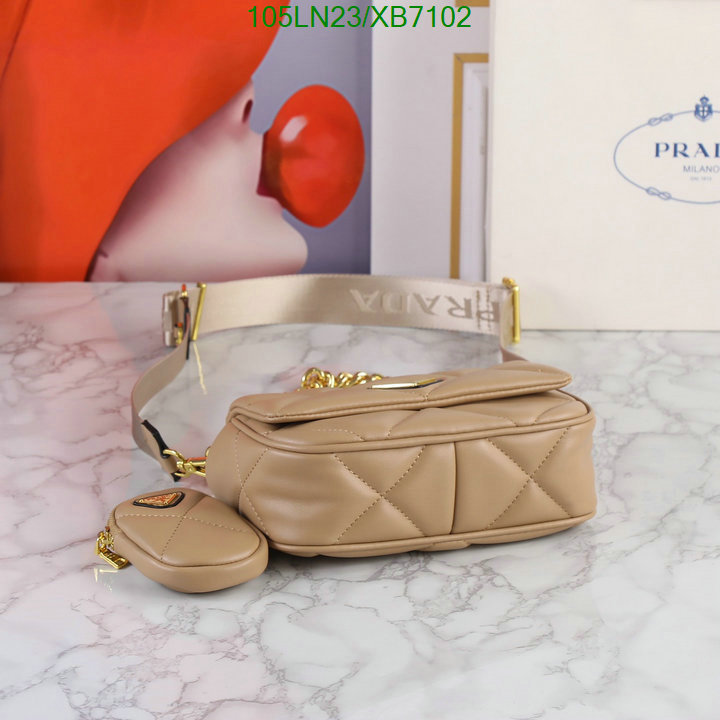 Prada Bag-(4A)-Diagonal- Code: XB7102 $ 137USD