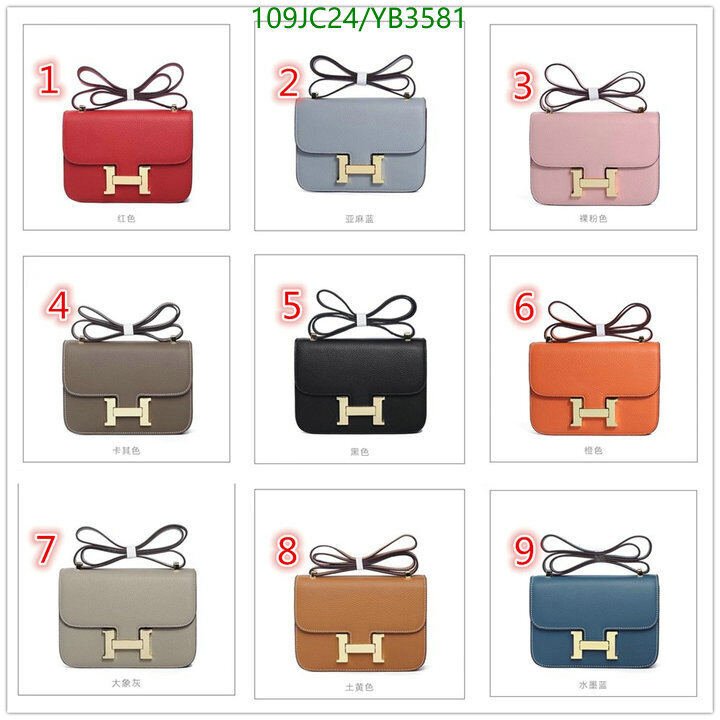 Hermes Bag-(4A)-Constance-,Code: YB3581,$ 142USD