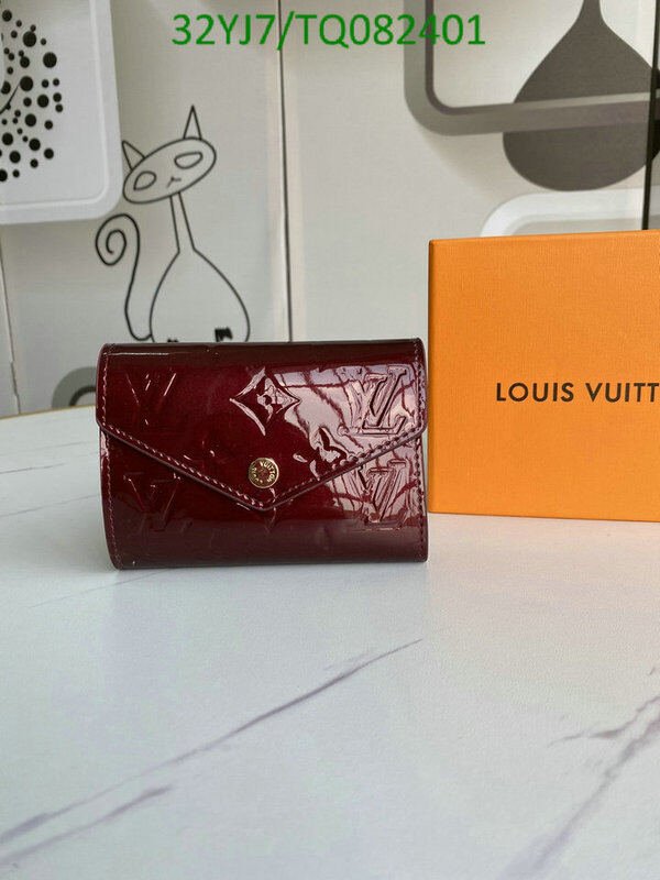 LV Bags-(4A)-Wallet-,Code: TQ082401,$ 42USD