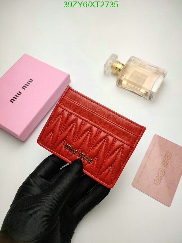 Miu Miu Bag-(4A)-Wallet-,Code: XT2735,$ 51USD