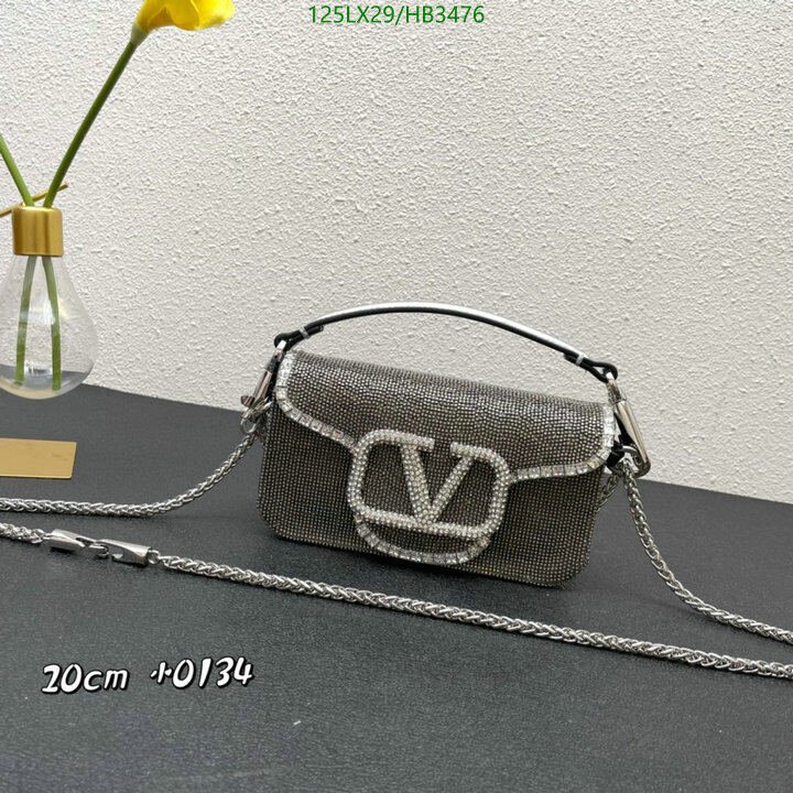 Valentino Bag-(4A)-LOC-V Logo ,Code: HB3476,$ 163USD