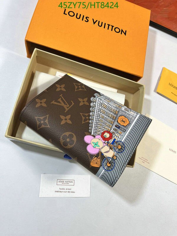 LV Bags-(4A)-Wallet-,Code: HT8424,$ 59USD