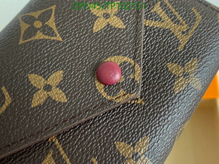 LV Bags-(4A)-Wallet-,Code: TP102151,$ 38USD