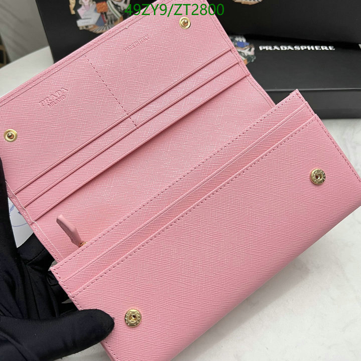 Prada Bag-(4A)-Wallet-,Code: ZT2800,$ 64USD