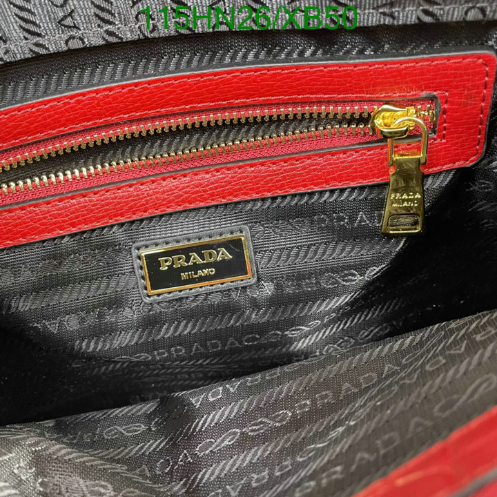 Prada Bag-(4A)-Handbag-,Code: XB50,$ 150USD