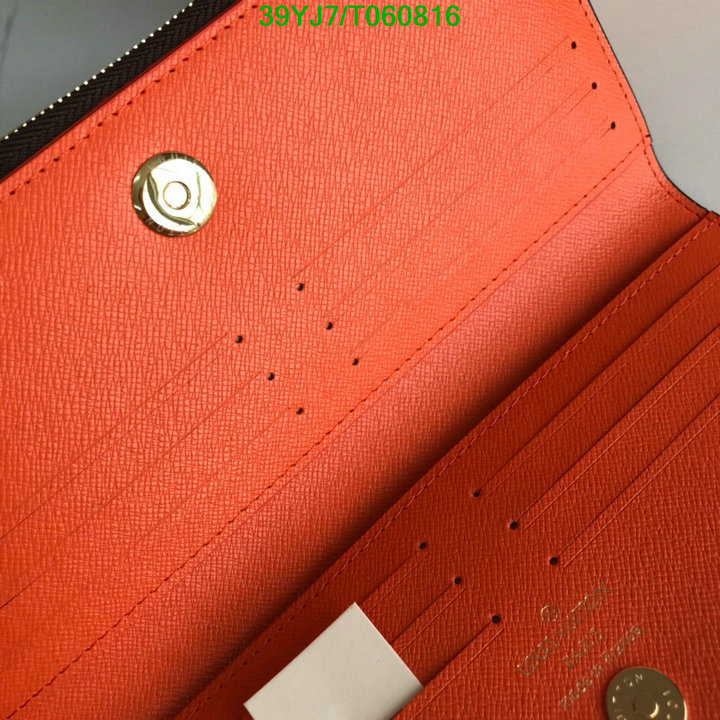 LV Bags-(4A)-Wallet-,Code: T060816,$ 51USD