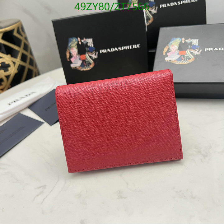 Prada Bag-(4A)-Wallet- Code: ZT7566 $ 64USD