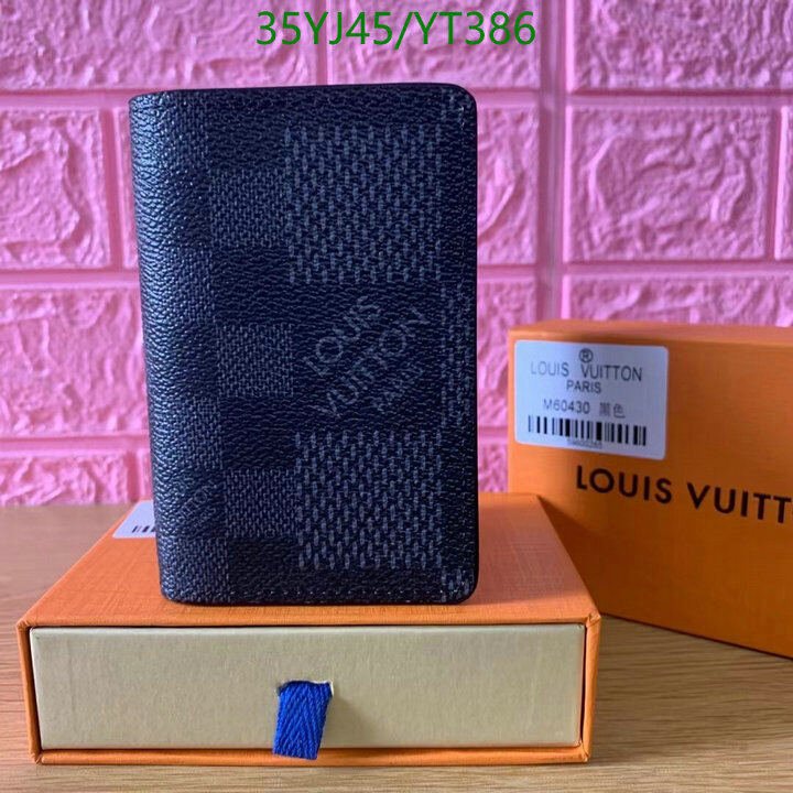LV Bags-(4A)-Wallet-,Code: YT386,$ 46USD