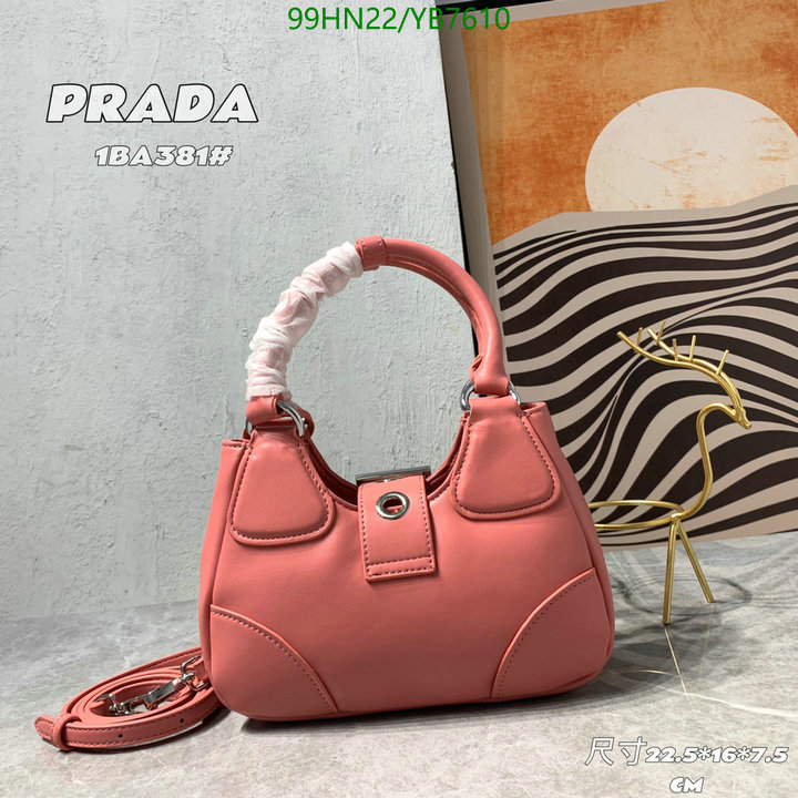 Prada Bag-(4A)-Handbag- Code: YB7610 $ 129USD