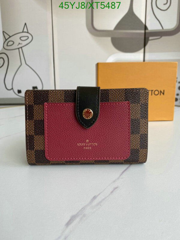 LV Bags-(4A)-Wallet-,Code: XT5487,$ 59USD
