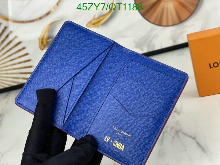 LV Bag-(4A)-Wallet- Code: QT1188 $ 59USD