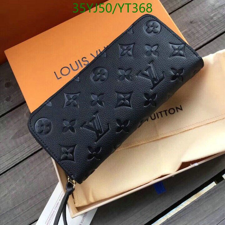 LV Bags-(4A)-Wallet-,Code: YT368,$ 46USD