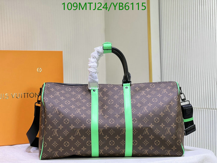LV Bags-(4A)-Keepall BandouliRe 45-50-,Code: YB6115,$ 142USD