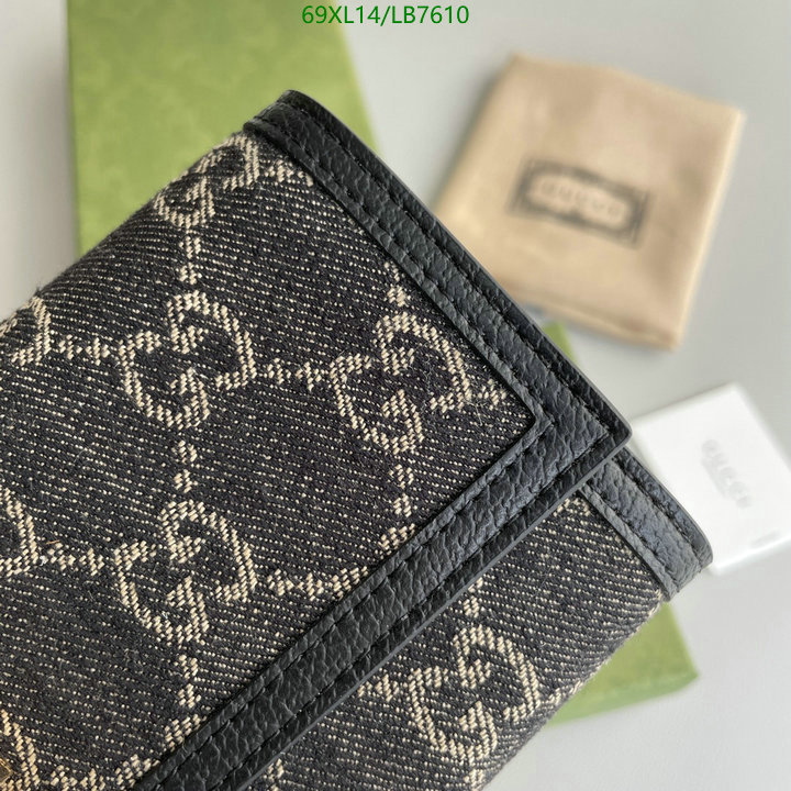 Gucci Bag-(4A)-Diagonal-,Code: LB7610,$ 90USD