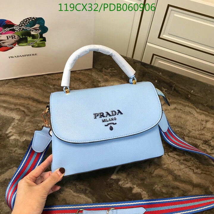 Prada Bag-(4A)-Handbag-,Code: PDB060906,$ 155USD