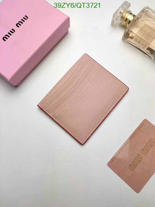 Miu Miu Bag-(4A)-Wallet- Code: QT3721 $ 51USD