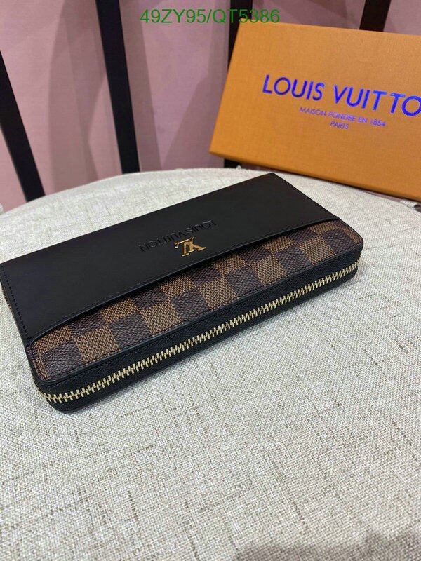 LV Bag-(4A)-Wallet- Code: QT5386 $ 64USD