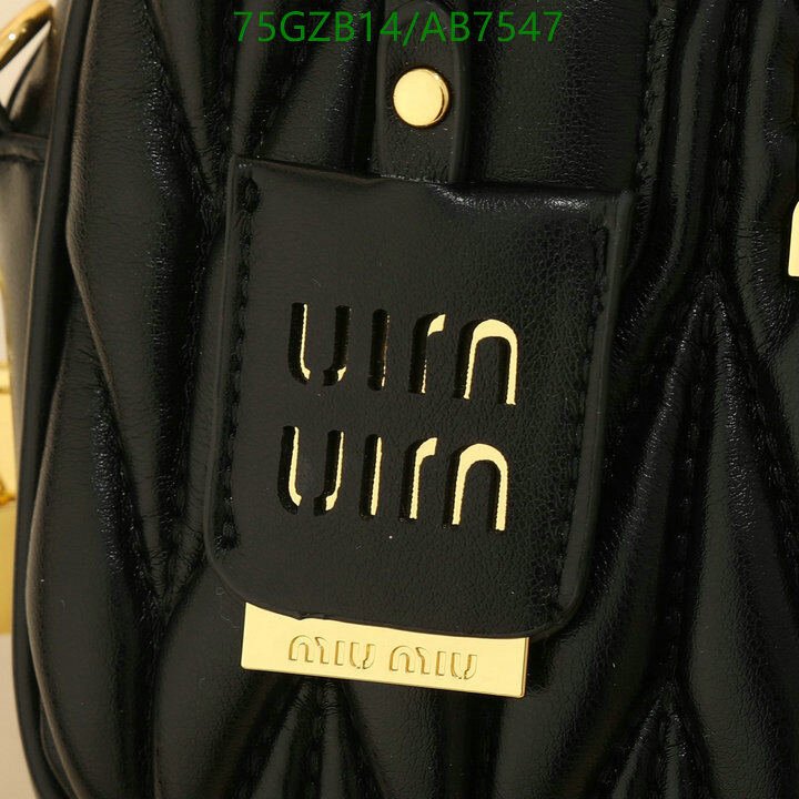 Miu Miu Bag-(4A)-Crossbody- Code: AB7547 $ 98USD