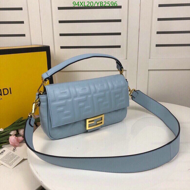 Fendi Bag-(4A)-Baguette-,Code: YB2596,$ 123USD
