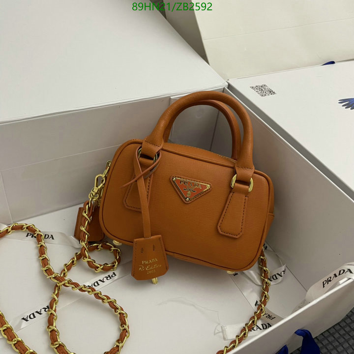 Prada Bag-(4A)-Diagonal-,Code: ZB2592,$ 116USD