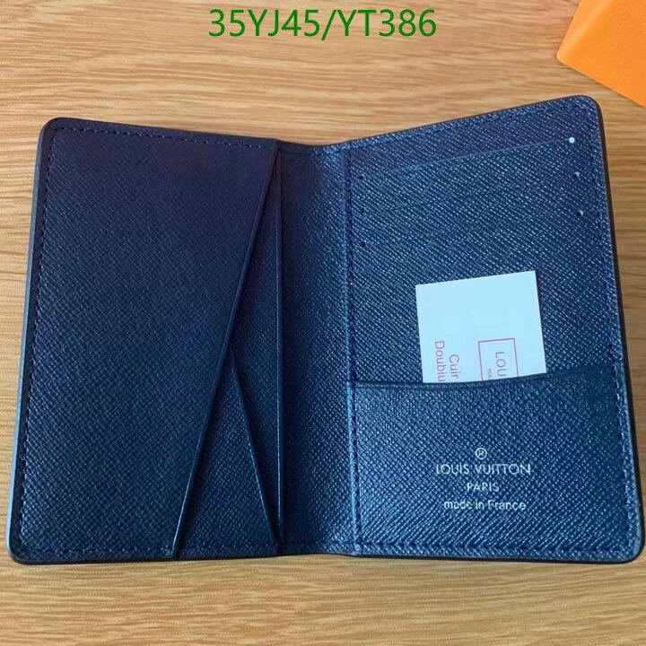 LV Bags-(4A)-Wallet-,Code: YT386,$ 46USD