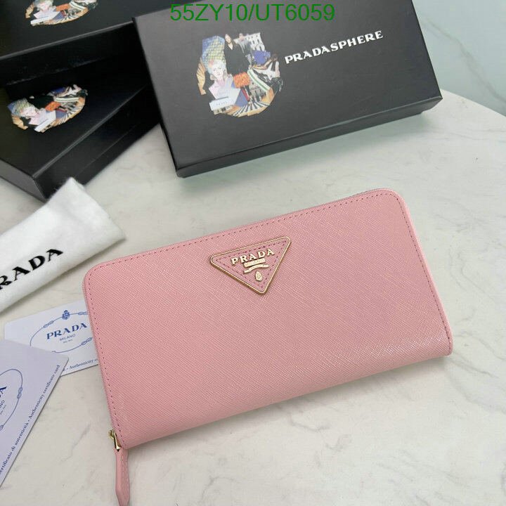 Prada Bag-(4A)-Wallet- Code: UT6059 $ 72USD