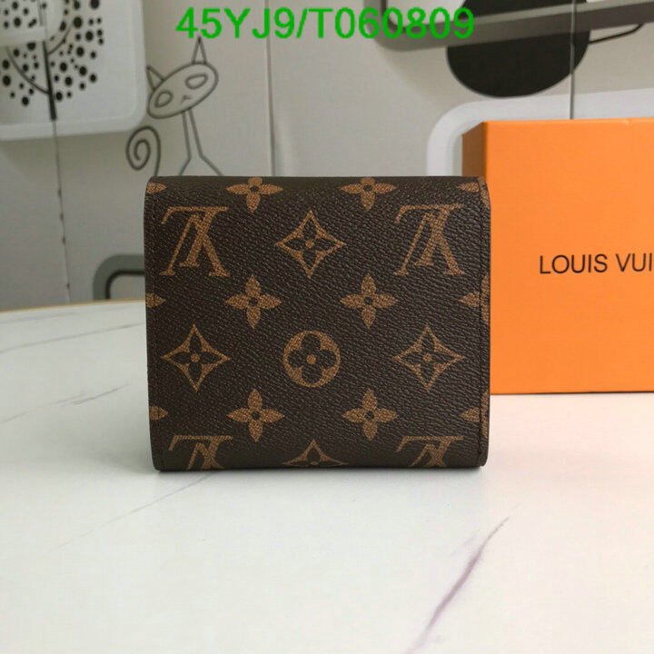 LV Bags-(4A)-Wallet-,Code: T060809,$ 59USD
