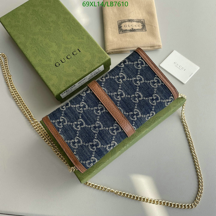 Gucci Bag-(4A)-Diagonal-,Code: LB7610,$ 90USD