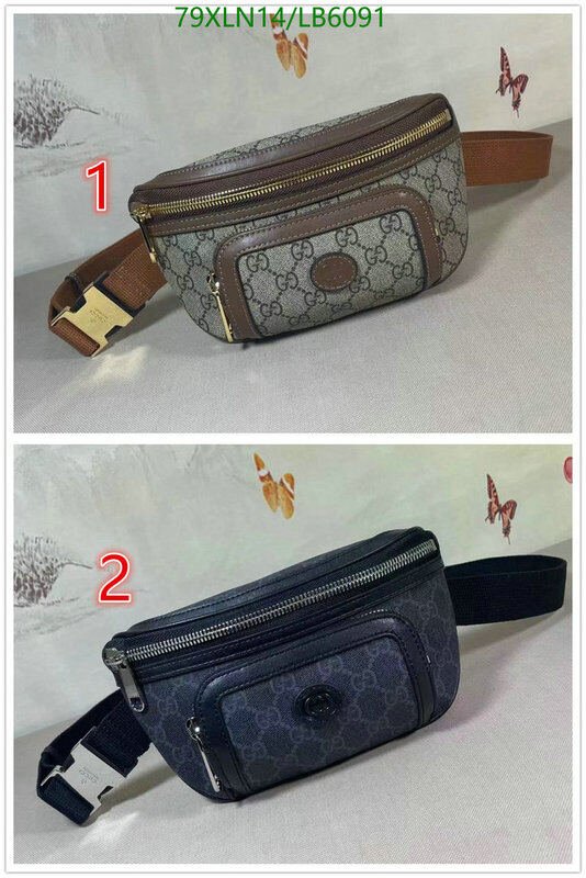 Gucci Bag-(4A)-Diagonal-,Code: LB6091,$ 103USD