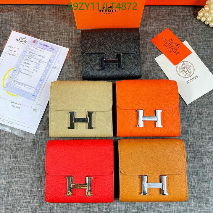 Hermes Bag-(4A)-Wallet-,Code: LT4872,$ 77USD