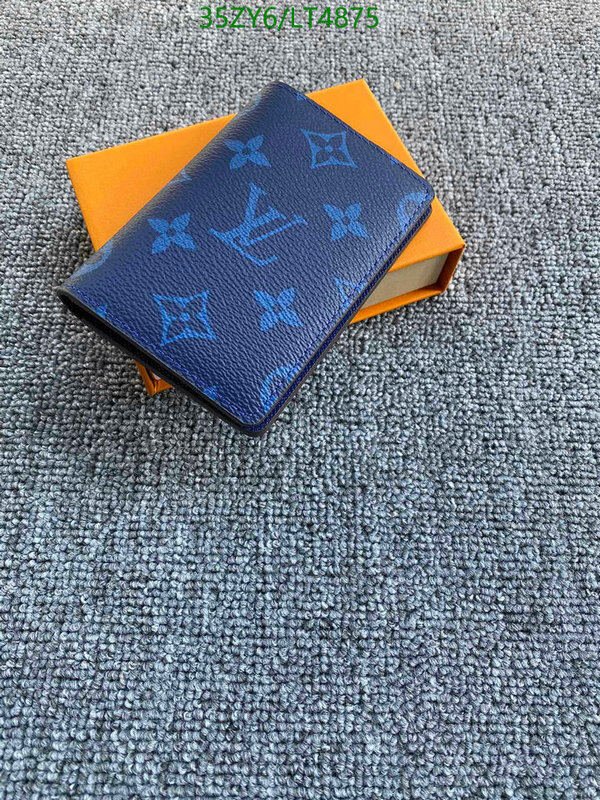 LV Bags-(4A)-Wallet-,Code: LT4875,$ 46USD