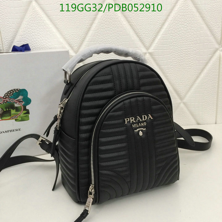 Prada Bag-(4A)-Backpack-,Code: PDB052910,$ 155USD