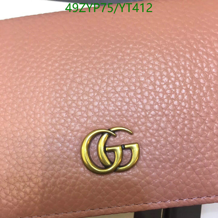 Gucci Bag-(4A)-Wallet-,Code: YT412,$ 64USD