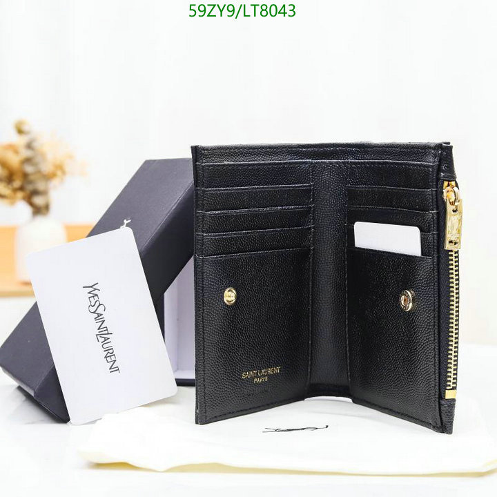 YSL Bag-(4A)-Wallet-,Code: LT8043,$ 77USD