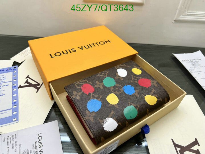 LV Bag-(4A)-Wallet- Code: QT3643 $ 59USD