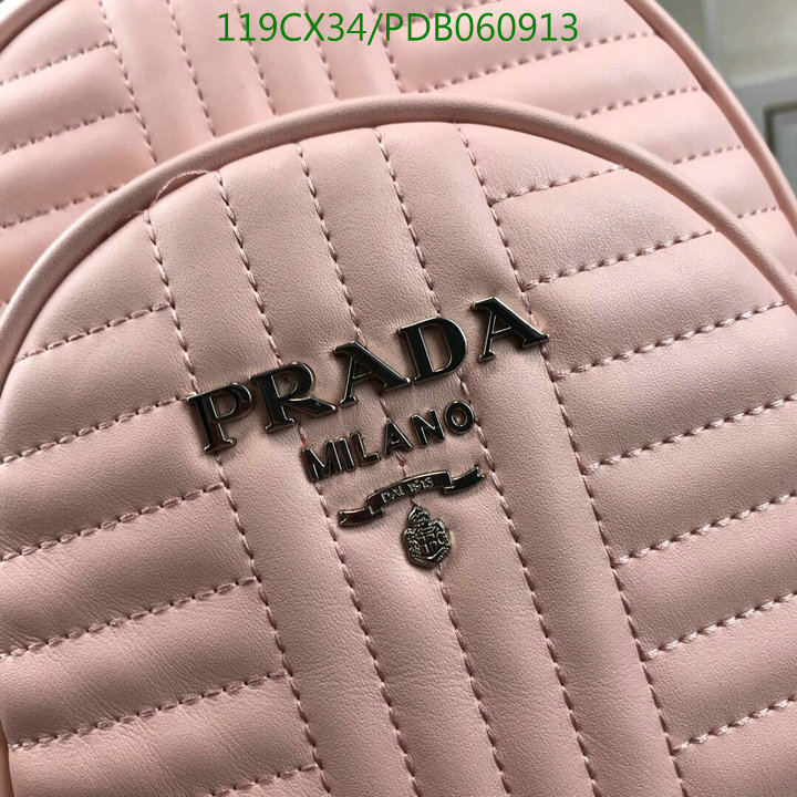 Prada Bag-(4A)-Backpack-,Code: PDB060913,$ 155USD