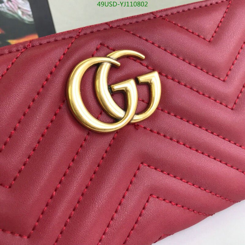 Gucci Bag-(4A)-Wallet-,Code: YJ110802,$ 64USD