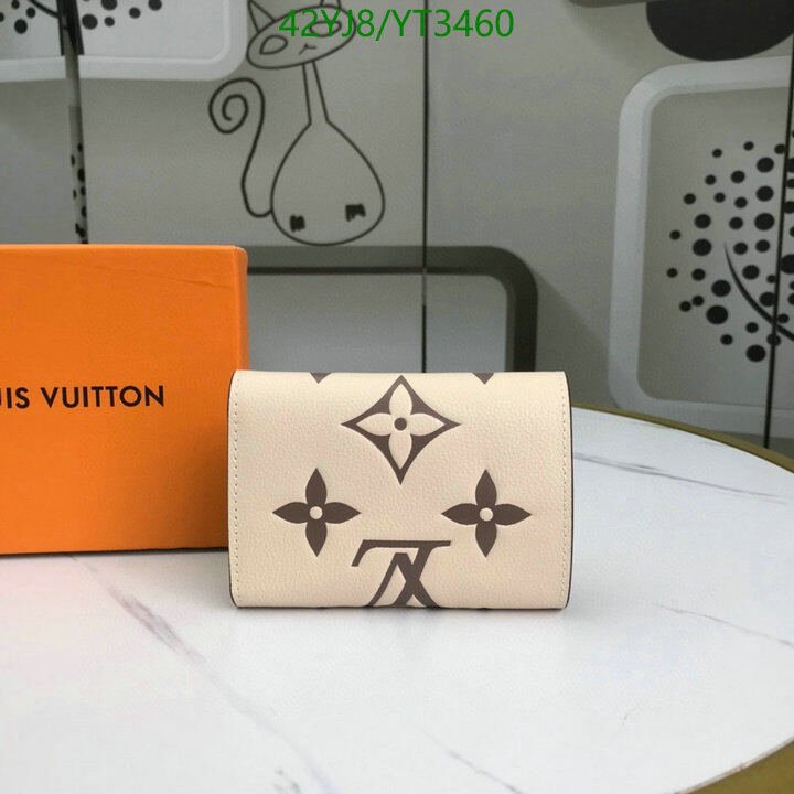 LV Bags-(4A)-Wallet-,Code: YT3460,$ 55USD