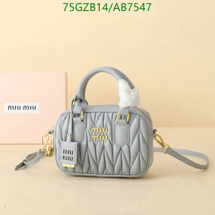 Miu Miu Bag-(4A)-Crossbody- Code: AB7547 $ 98USD